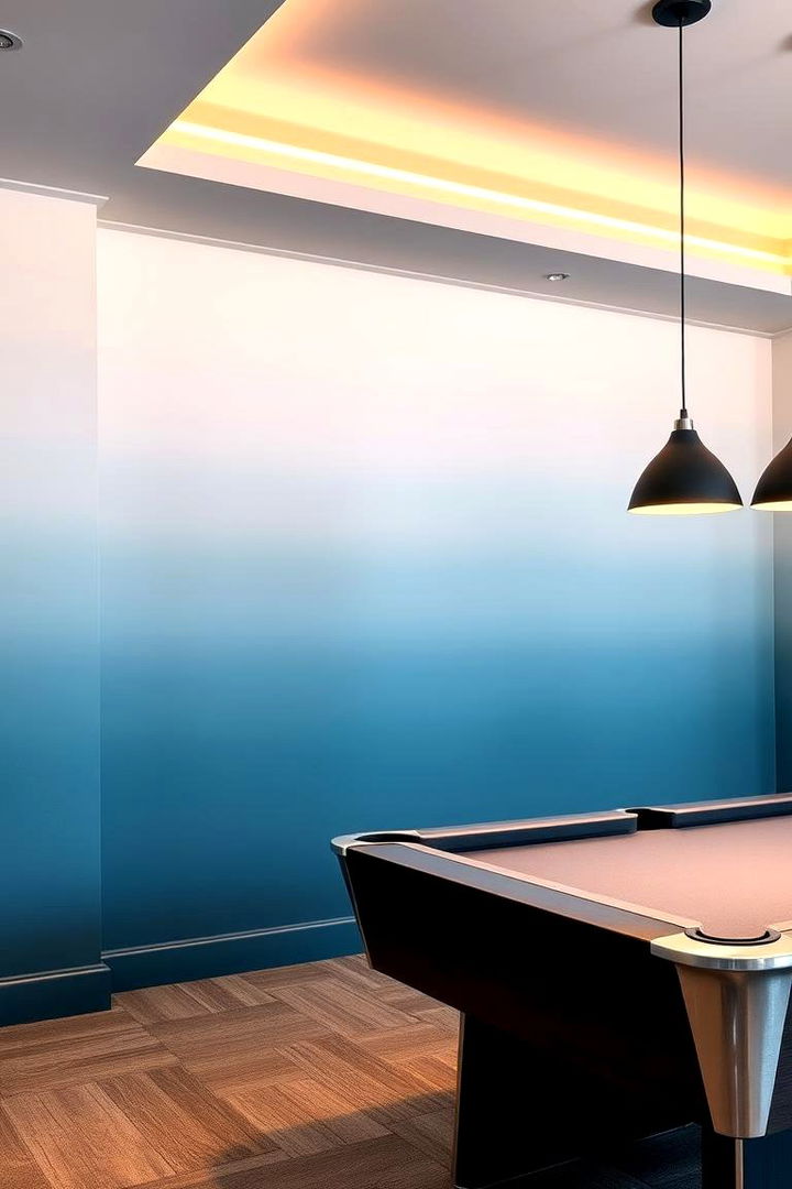 Gradient Transitions - 22 Game Room Paint Ideas
