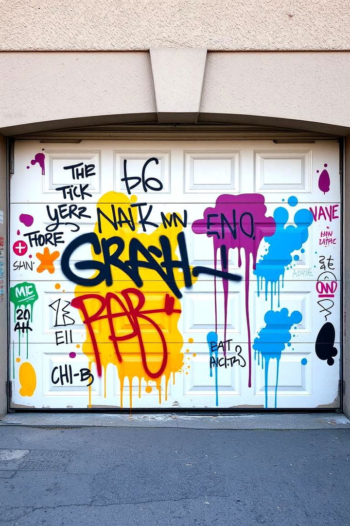 Graffiti Inspired Modern Art - 22 Garage Door Murals