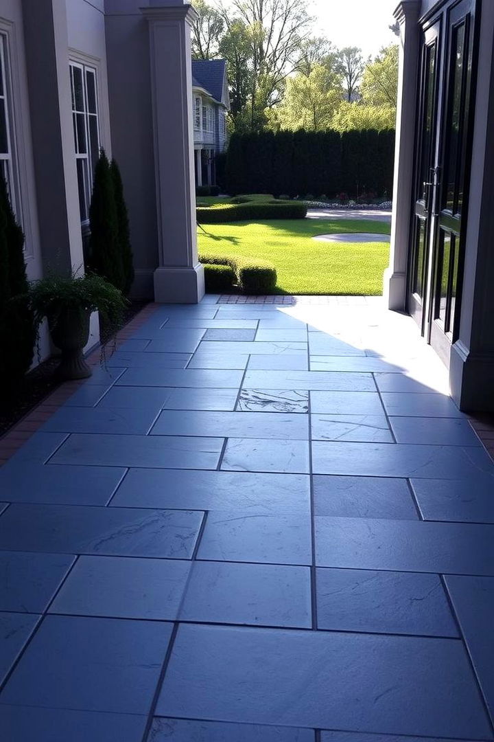 Grand Entrance Bluestone Walkway - 22 Bluestone Walkway Ideas
