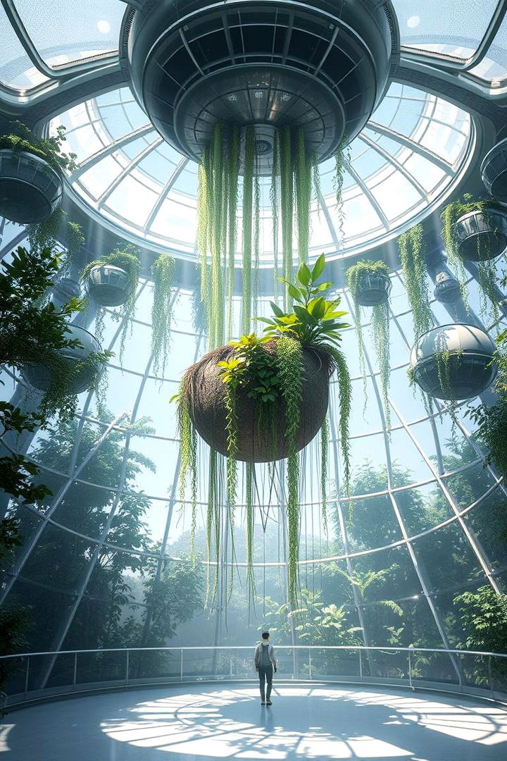Gravity Defying Botanical Dome - 22 Fantasy Greenhouse Ideas