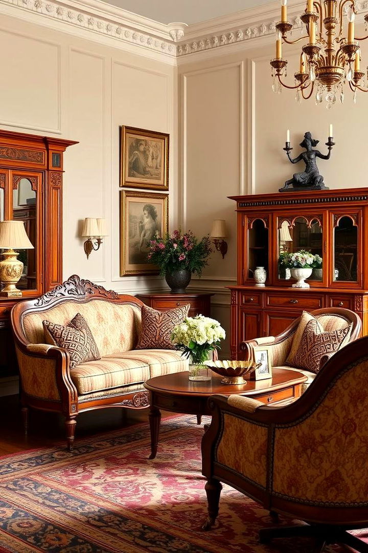 Greek Revival Furniture with Carved Details - 22 Greek Bedroom Design Ideas