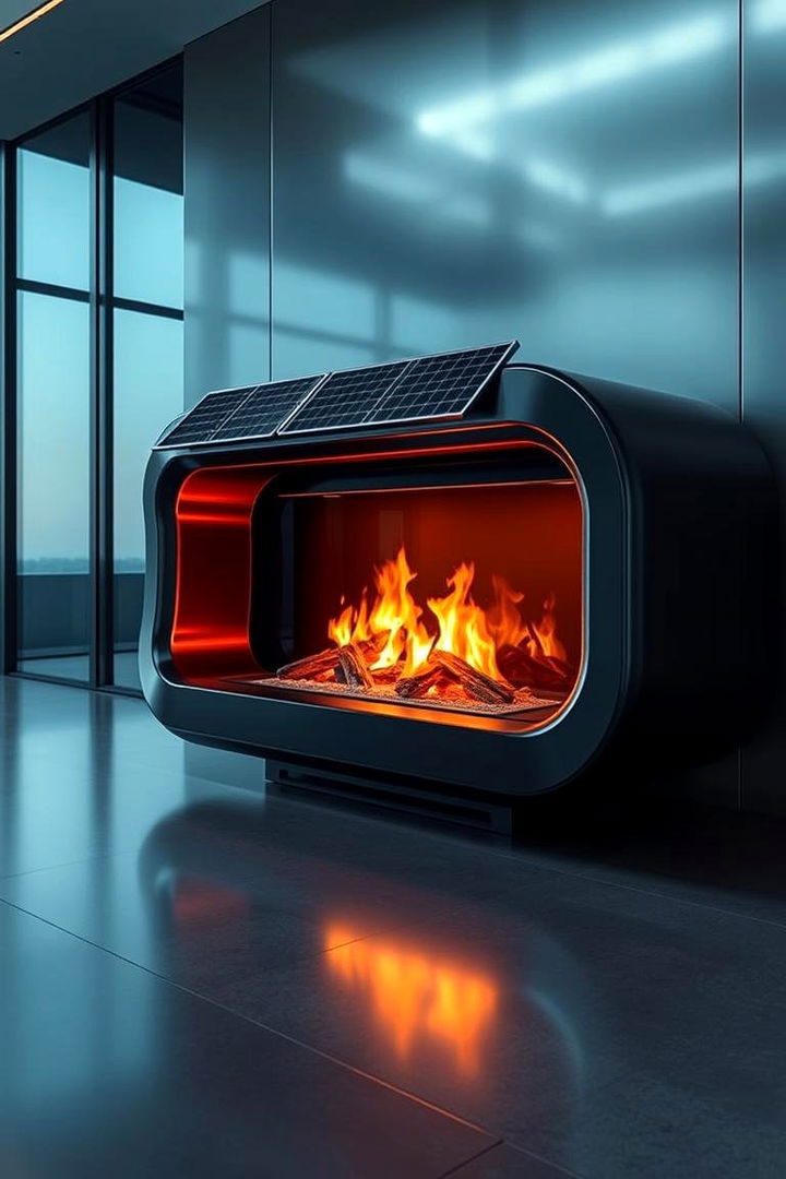Green Energy Heating - 22 Green Fireplace Ideas