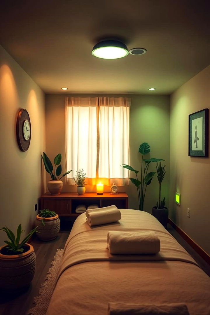 Green Energy Lighting - 22 Massage Room Setup Ideas