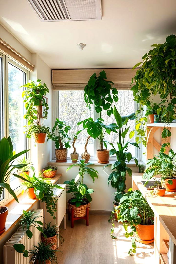 Green Indoor Plants - 22 Dorm Room Decorating Ideas