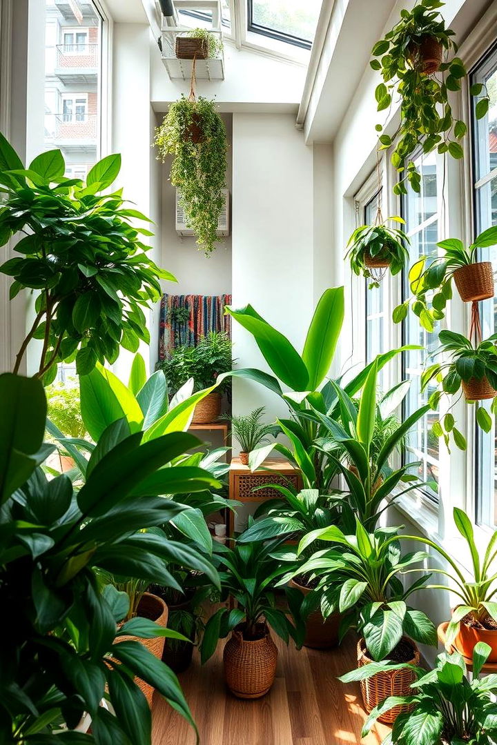 Green Indoor Plants - 22 Apartment Decorating Ideas