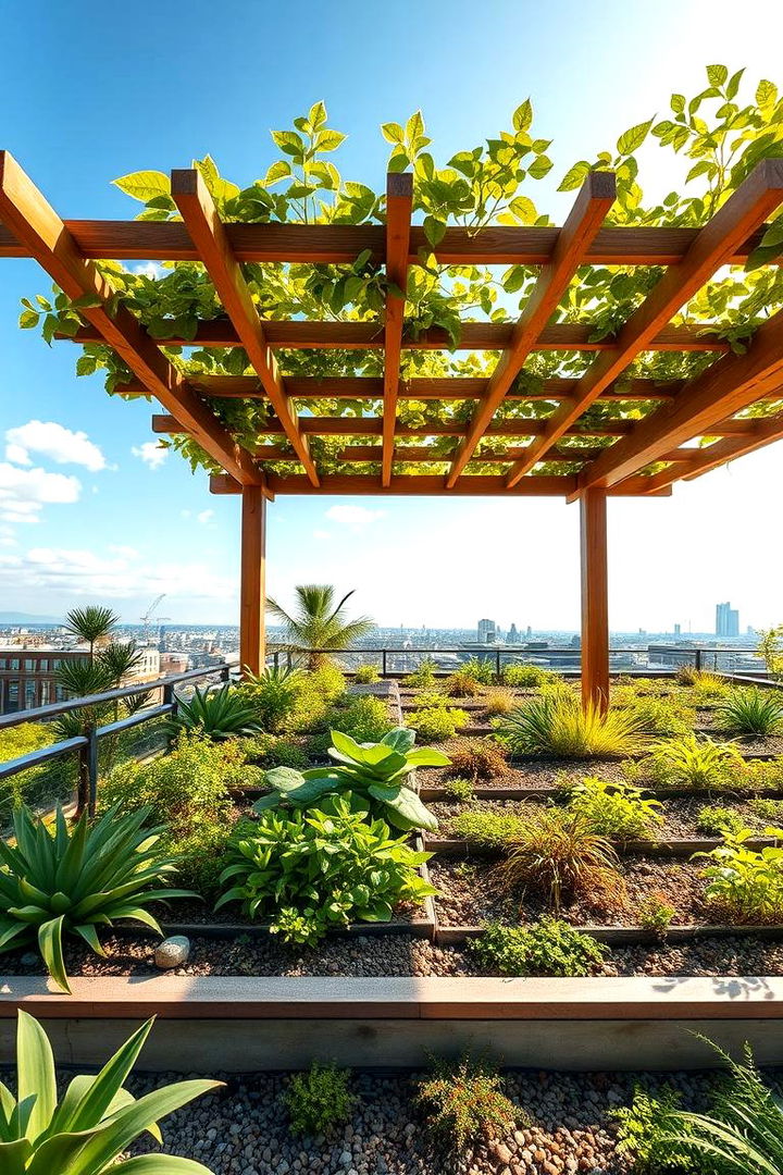 Green Roof Pergola - 22 Pergola Roof Ideas