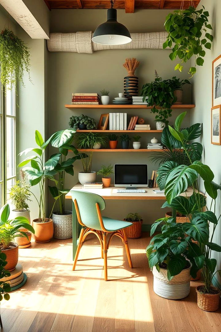 Green Study Environment - 22 Study Room Ideas