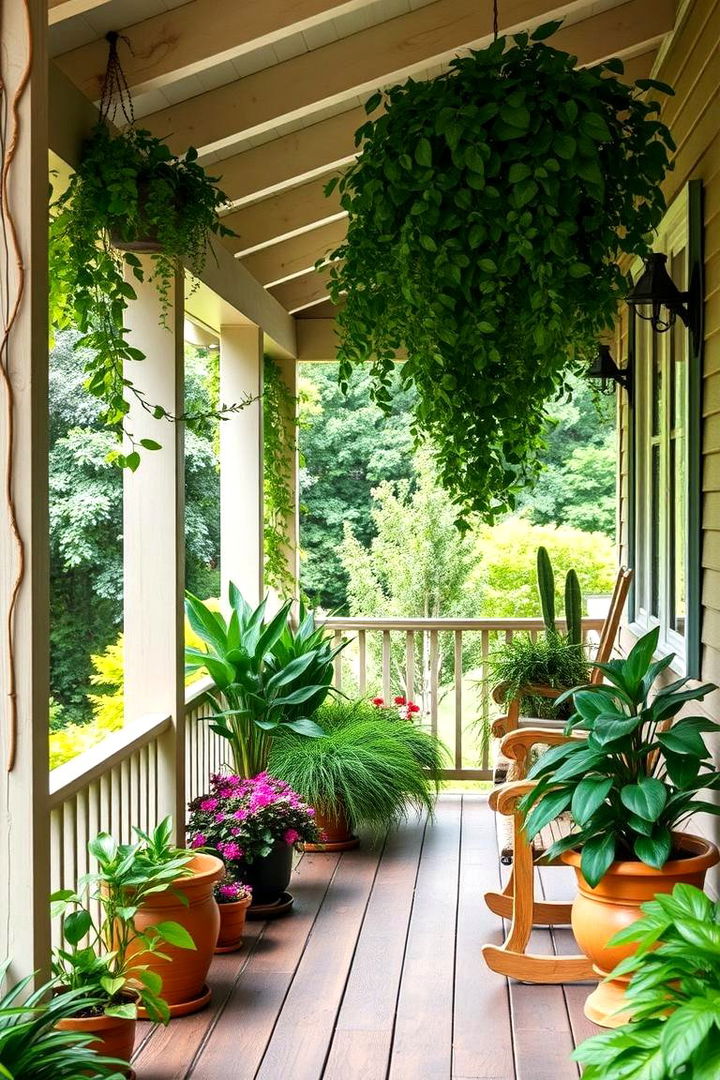 Greenery Infused Design - 22 Three Season Porch Ideas