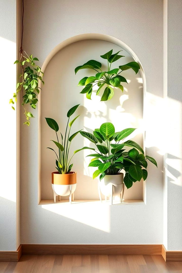 Greenery and Indoor Plant Displays - 22 Wall Niche Ideas