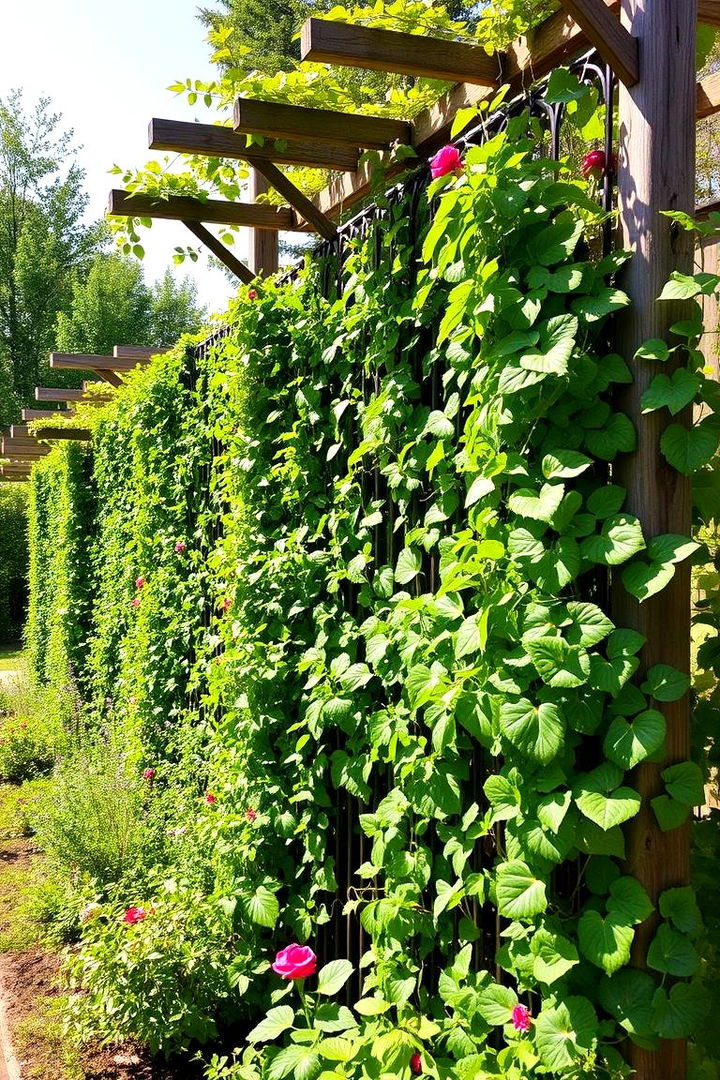 Greenery and Living Fences - 22 Corner Fence Ideas