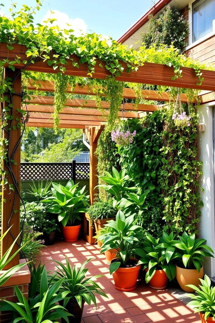 Greenery and Vertical Gardens - 22 Small Patio Pergola Ideas
