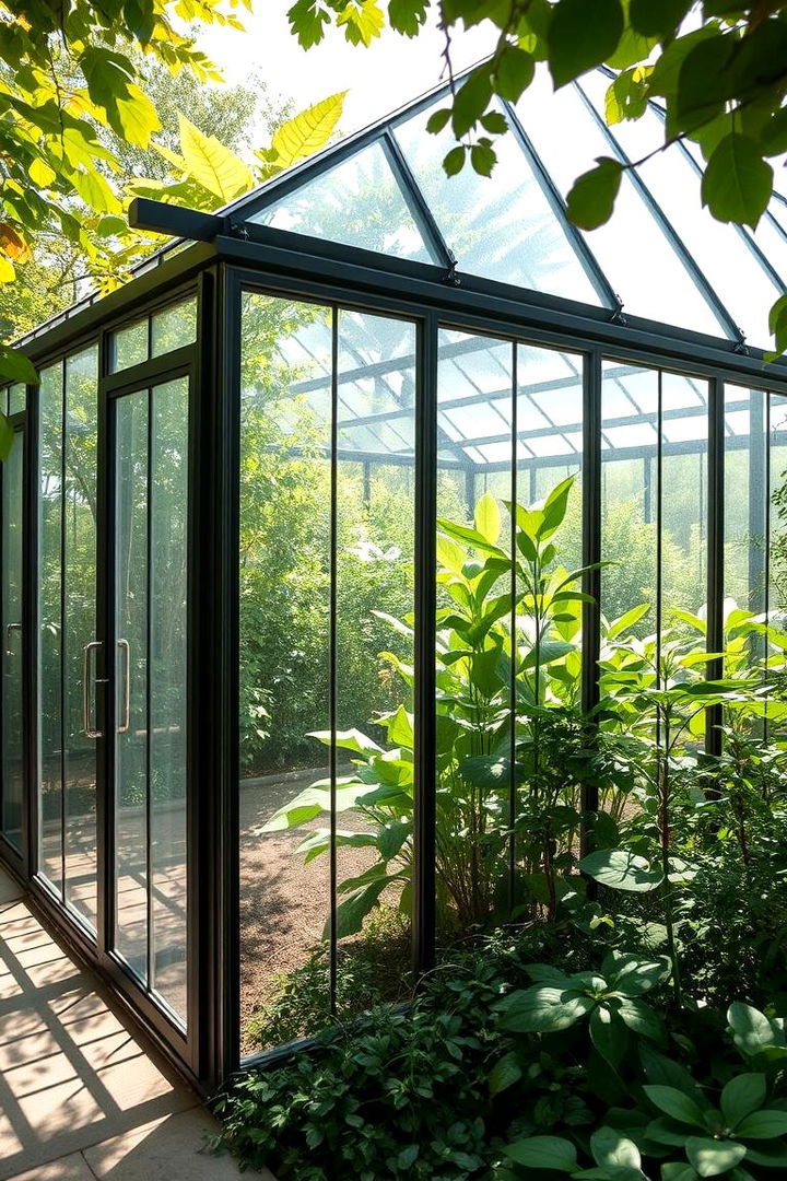 Greenhouse Inspired Fencing - 22 Front Yard Fence Ideas