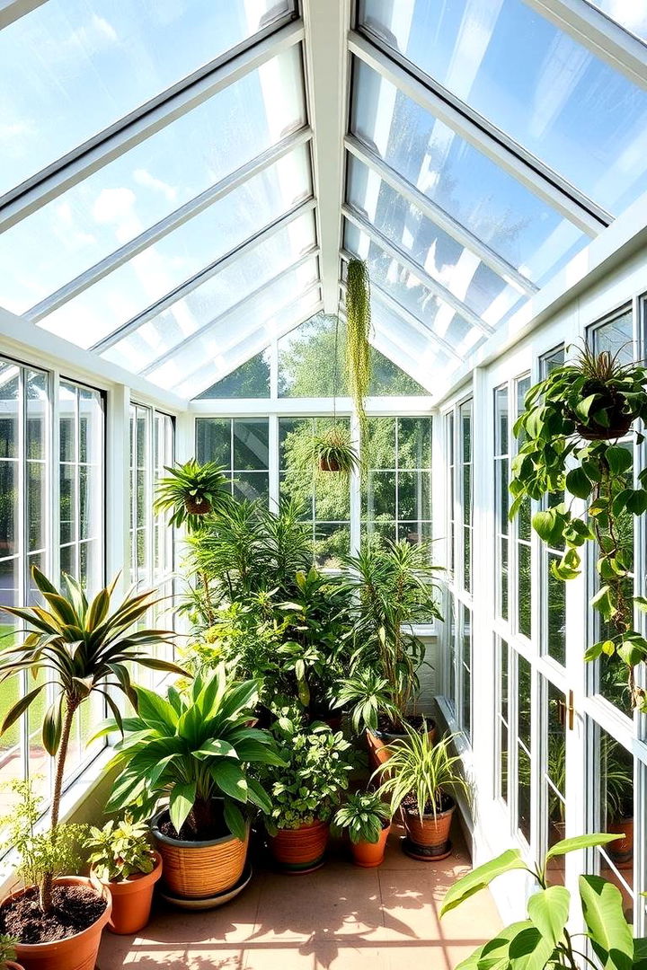 Greenhouse Porch Integration - 22 Open Gable Porch Ideas