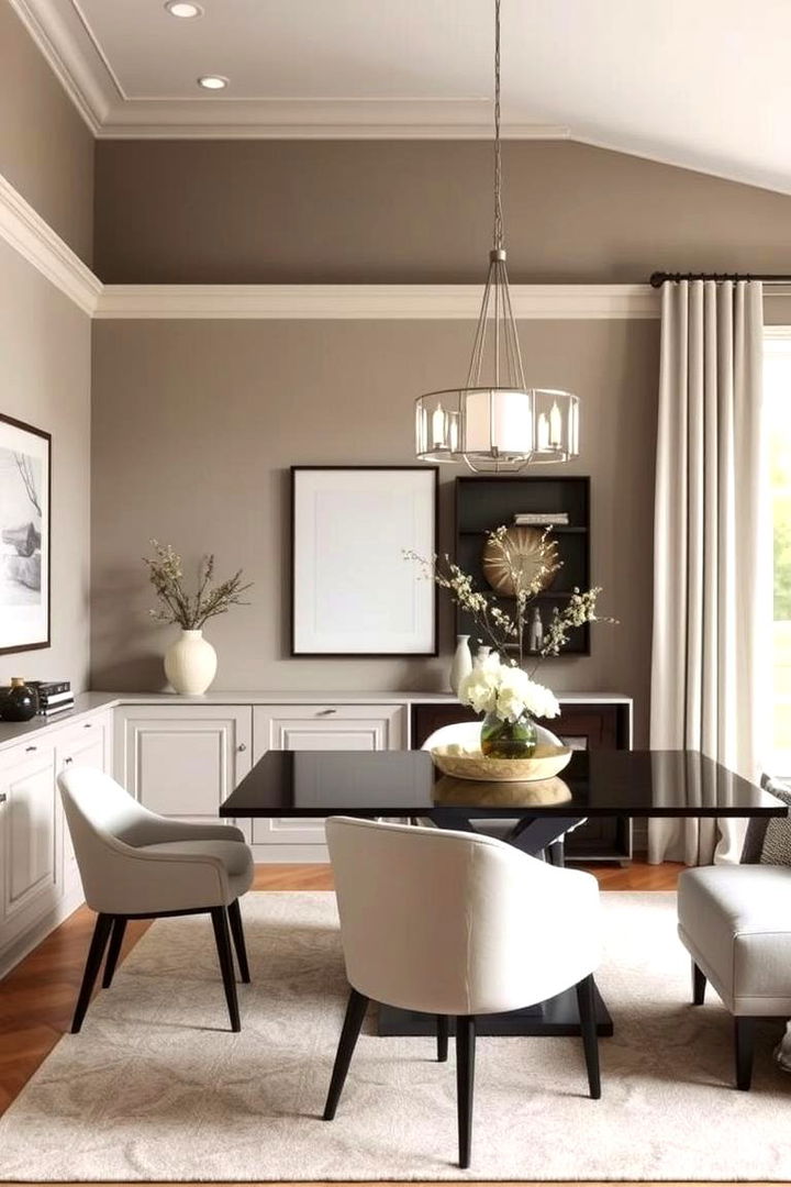 Greige Blends - 22 Dining Room Paint Colors