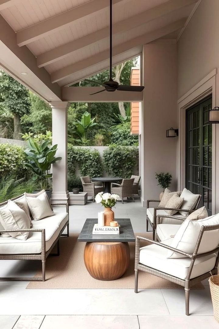 Greige Outdoor Indoor Harmony - 22 Greige Interior Design Ideas