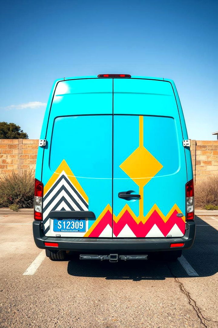 Groovy Geometric Shapes - 22 70s Van Art Ideas