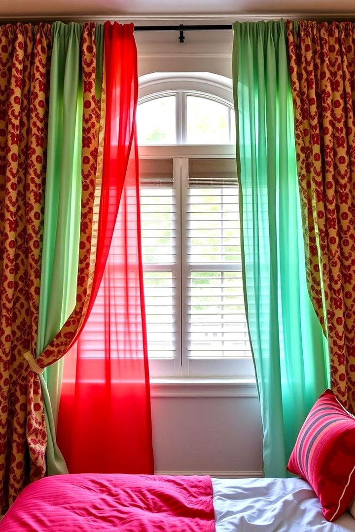 Groovy Window Treatments - 22 60s Bedroom Ideas