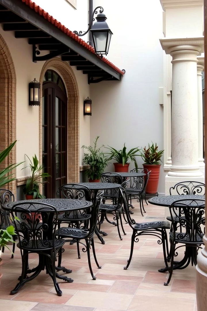 Hand Forged Metal Furniture - 22 spanish style patio ideas