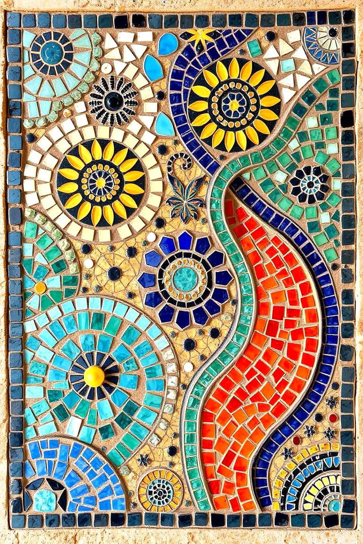 Hand Painted Mosaics - 22 Bohemian Desert Decor Ideas