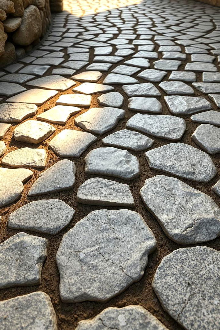 Hand Paved Stone Heritage Look - 22 Stone Porch Ideas