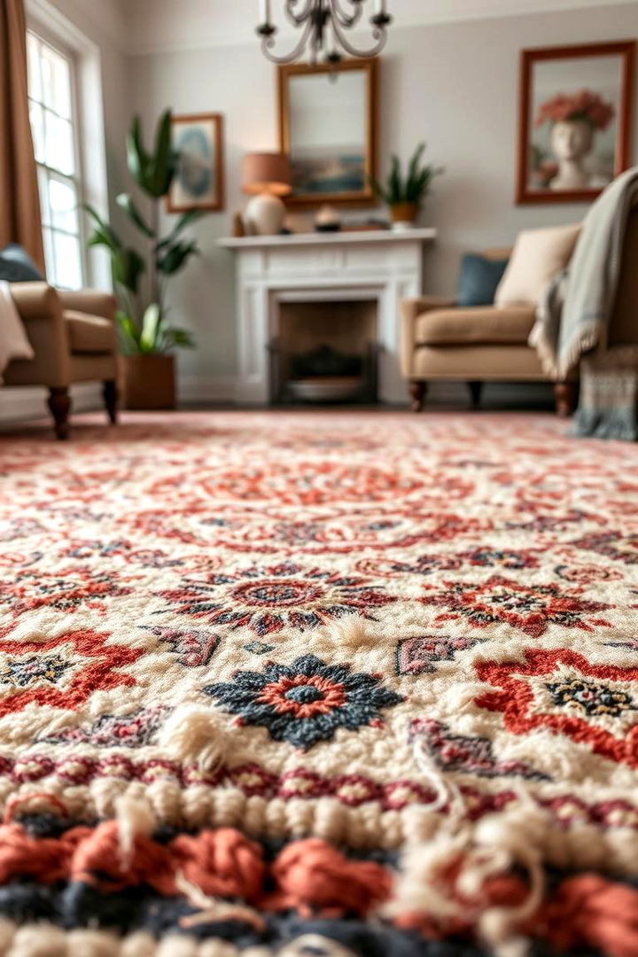 Handcrafted Artisan Carpet Ideas - 22 Living Room Carpet Ideas