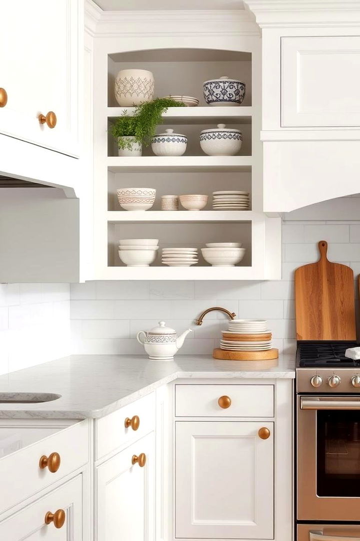 Handcrafted Artisan Details - 22 Rustic White Kitchen Ideas