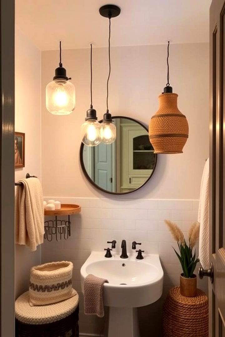Handcrafted Artisan Lighting - 22 Bathroom Pendant Lighting Ideas