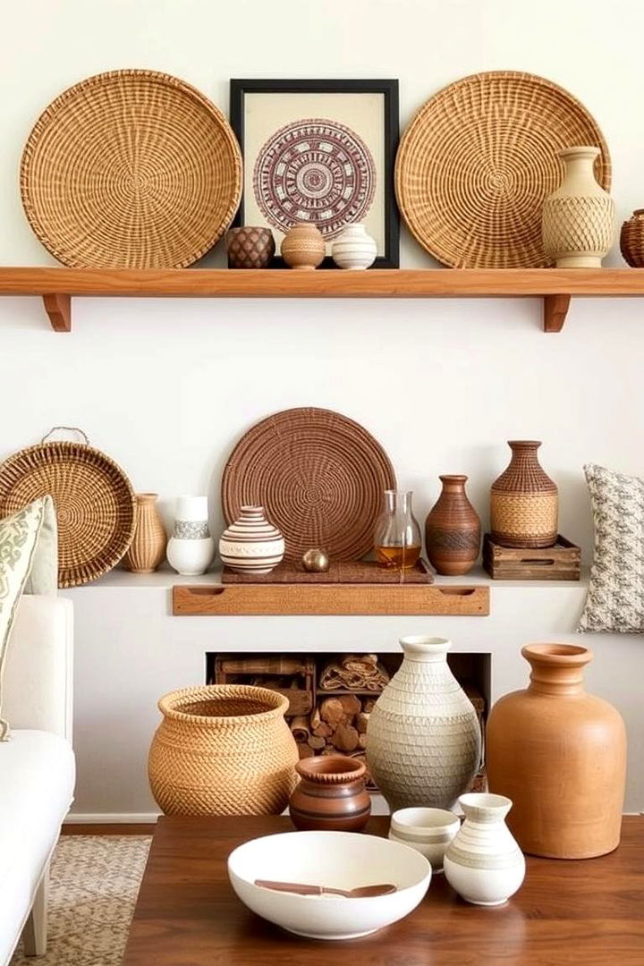 Handcrafted Artisanal Pieces - 22 Neutral Boho Living Room Ideas