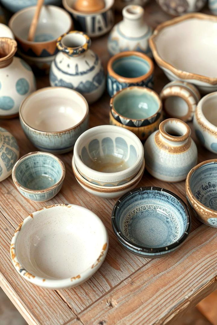 Handcrafted Coastal Ceramics - 22 Coastal Decor Ideas