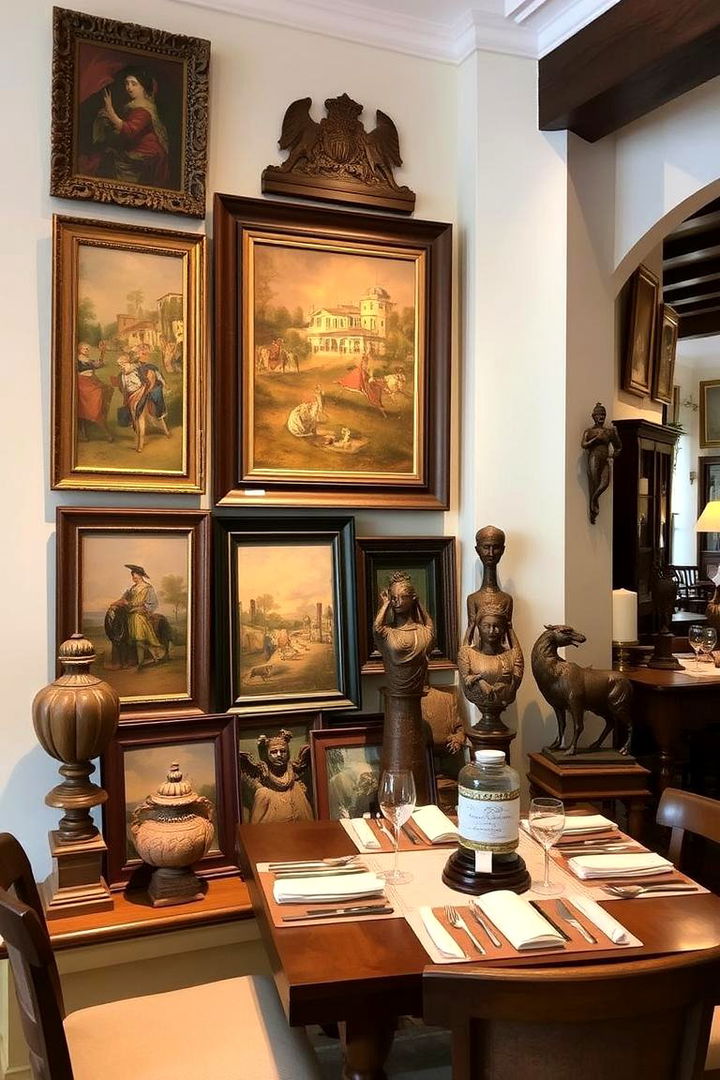 Handcrafted Colonial Art Pieces - 22 Colonial Dining Room Ideas