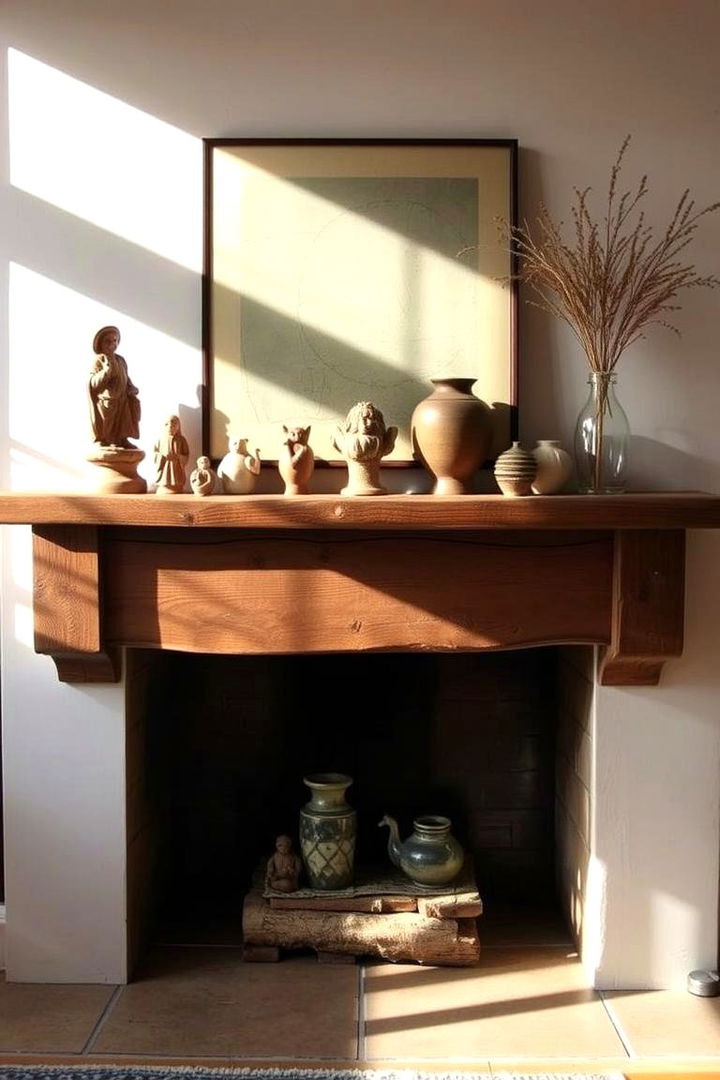 Handcrafted Decor - 22 Spring Mantel Decor Ideas