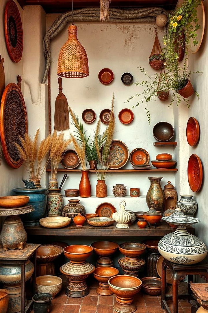 Handcrafted Decorative Accents - 22 Moroccan Living Room Ideas