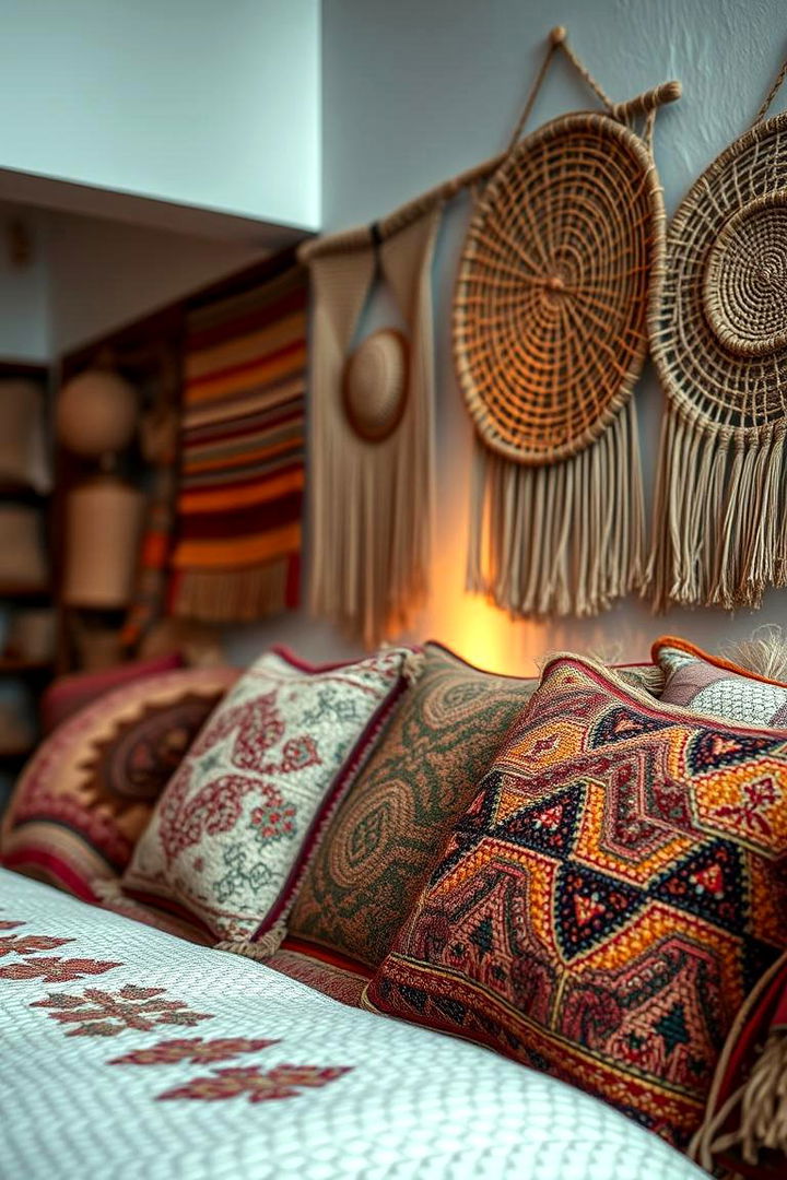 Handcrafted Details and Textiles - 22 Farmhouse Living Room Ideas