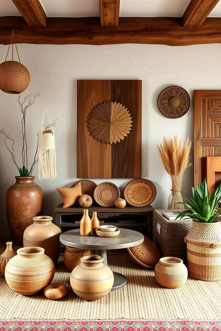 Handcrafted Elements - 22 Small Rustic Living Room Ideas