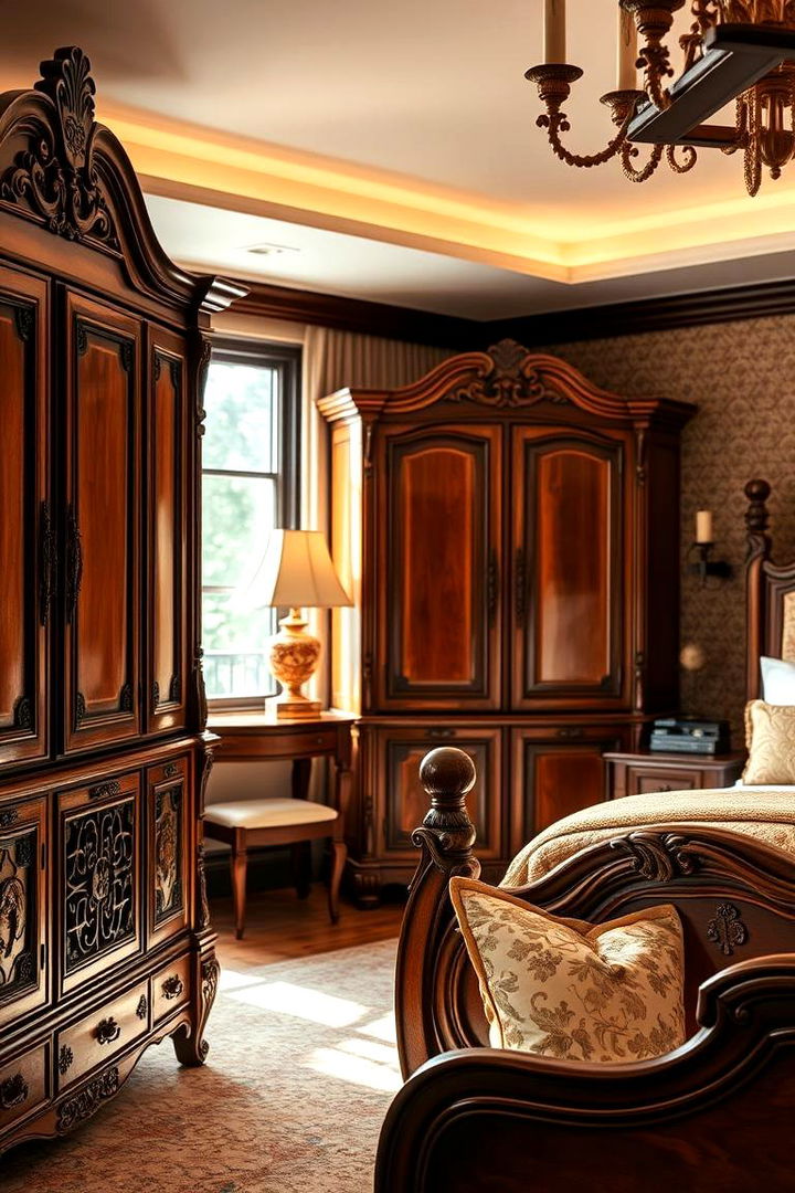Handcrafted Furnishings - 22 Chinoiserie Bedroom Ideas