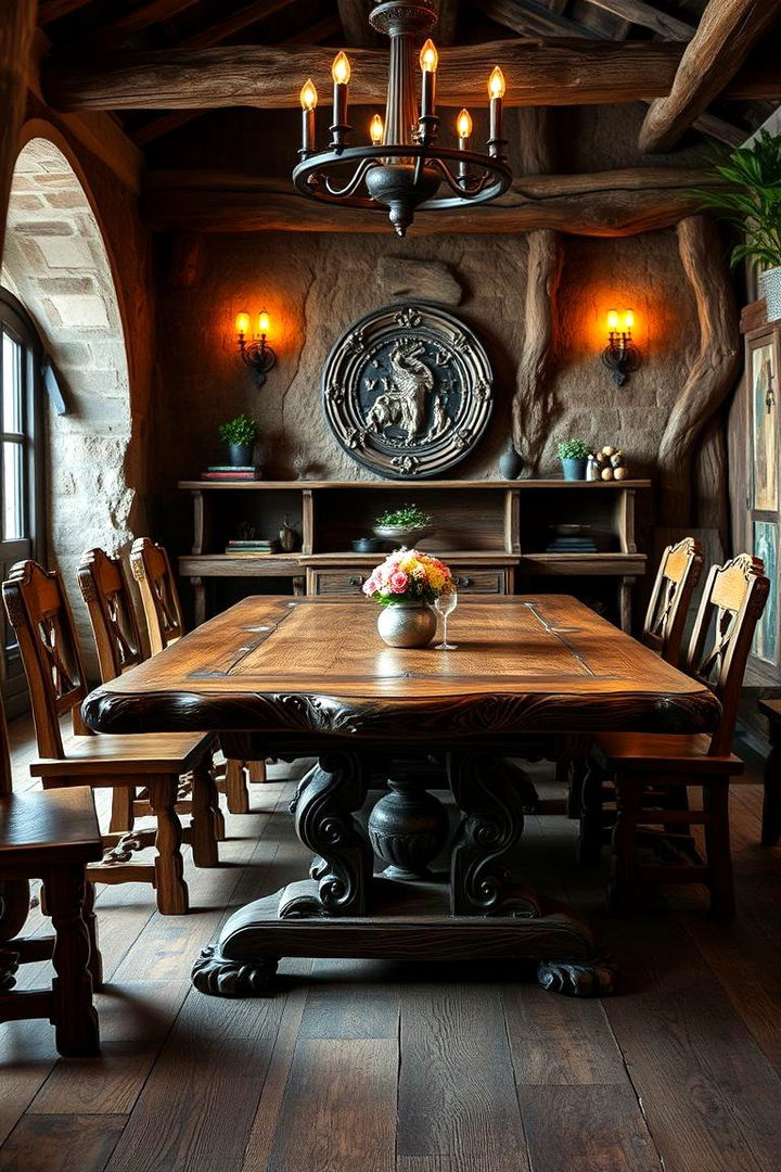 Handcrafted Medieval Tables - 22 Medieval Home Decor Ideas