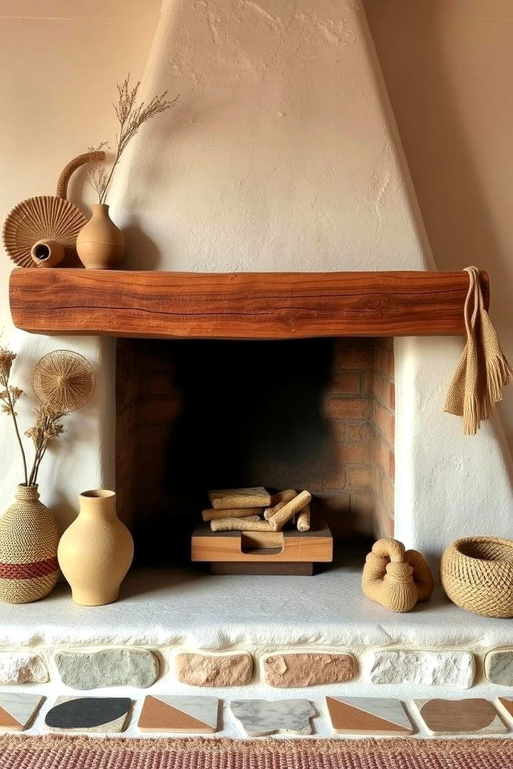 Handcrafted Natural Accessories - 22 Green Fireplace Ideas
