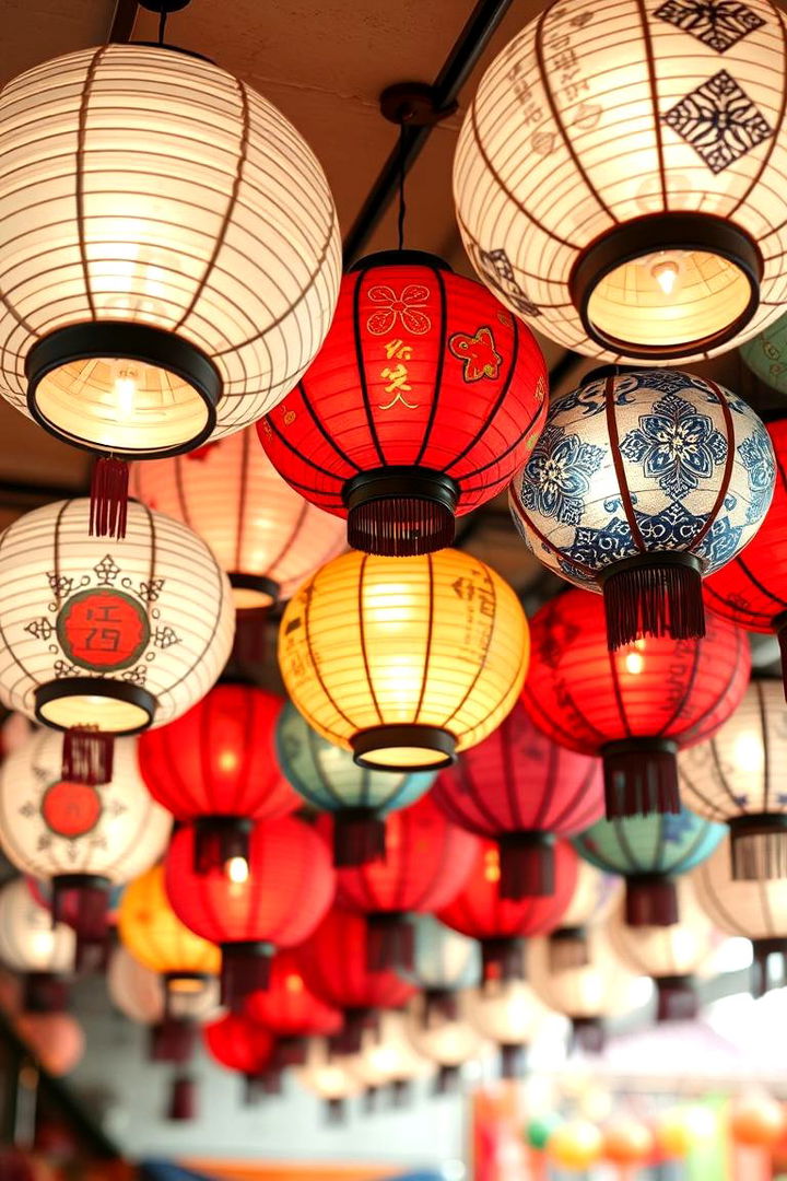 Handcrafted Paper Lanterns - 22 Birthday Decoration Ideas
