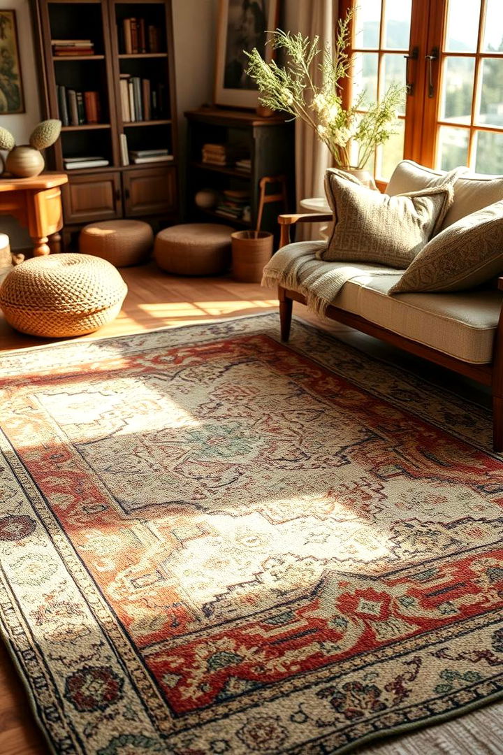 Handmade Artisan Touches - 22 Living Room Rug Ideas
