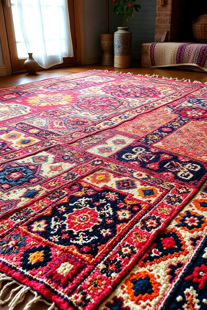 Handmade Artistic Rugs - 22 Hippie Bedroom Ideas