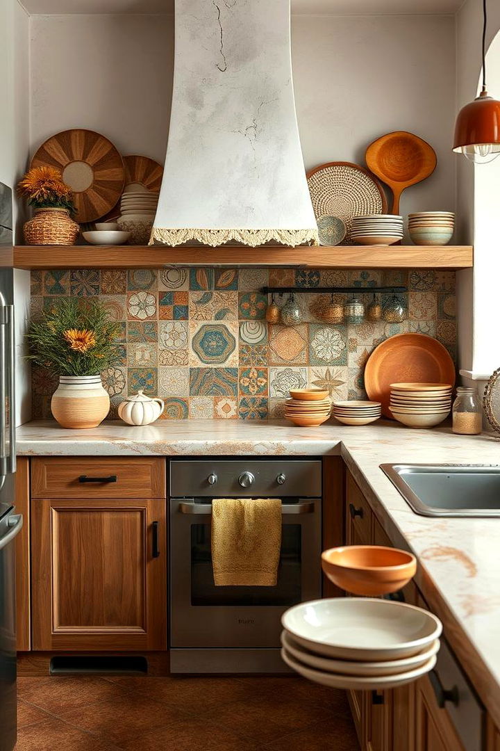 Handmade Ceramics Offer Authentic Touch - 22 Natural Kitchen Design Ideas