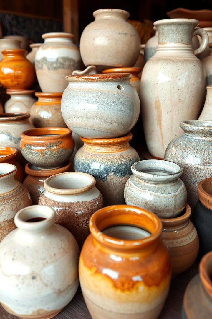 Handmade Ceramics and Pottery - 22 Gypsy Bohemian Living Room Ideas