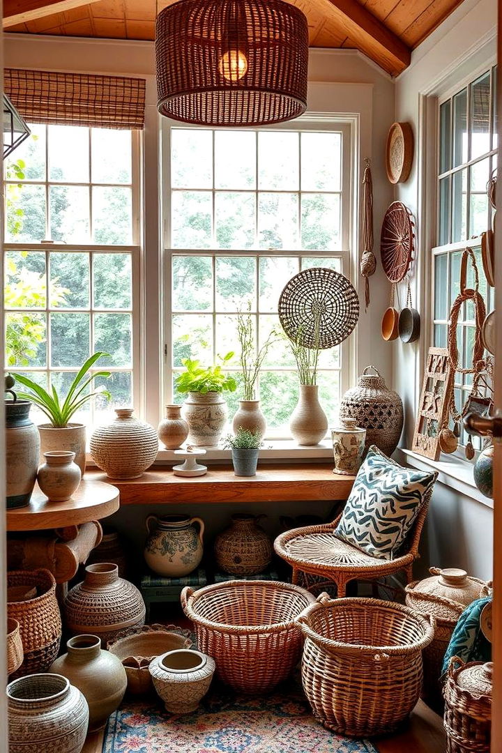 Handmade Craft Touches - 22 Rustic Sunroom Ideas