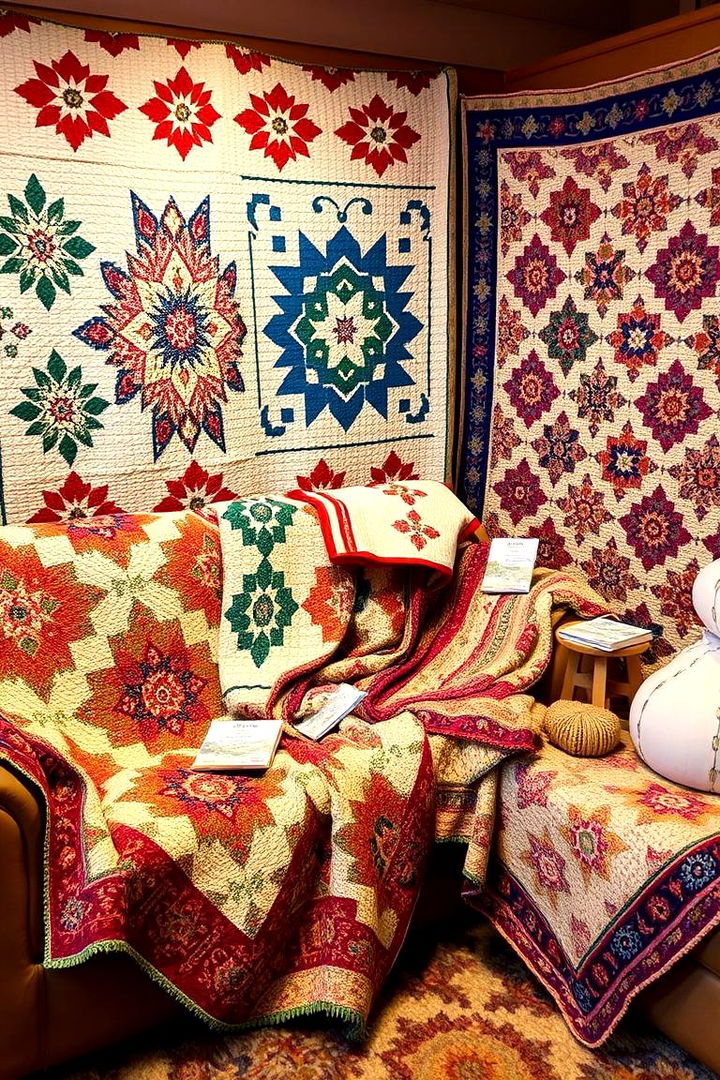 Handmade Quilts and Textiles - 22 Farmhouse Decor Ideas