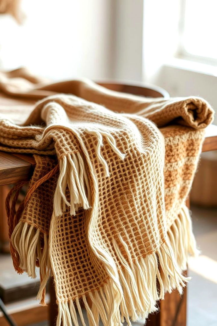 Handmade Woven Textiles - 22 Primitive Kitchen Ideas