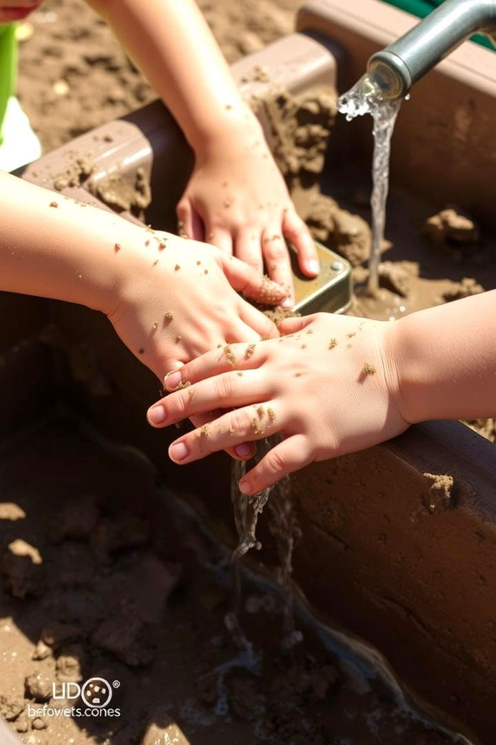 Hands On Sensory Mud Kitchen - 22 Mud Kitchen Ideas