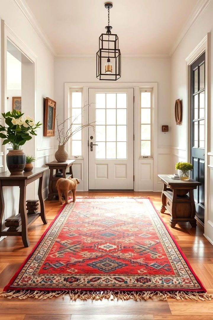 Handwoven Artisan Rugs - 22 Entryway Rug Ideas