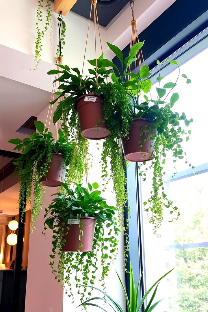 Hanging Botanical Display - 22 Indoor Plant Wall Ideas
