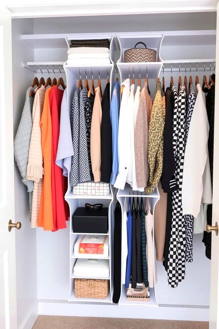 Hanging Closet Organizers - 22 Small Apartment Storage Ideas