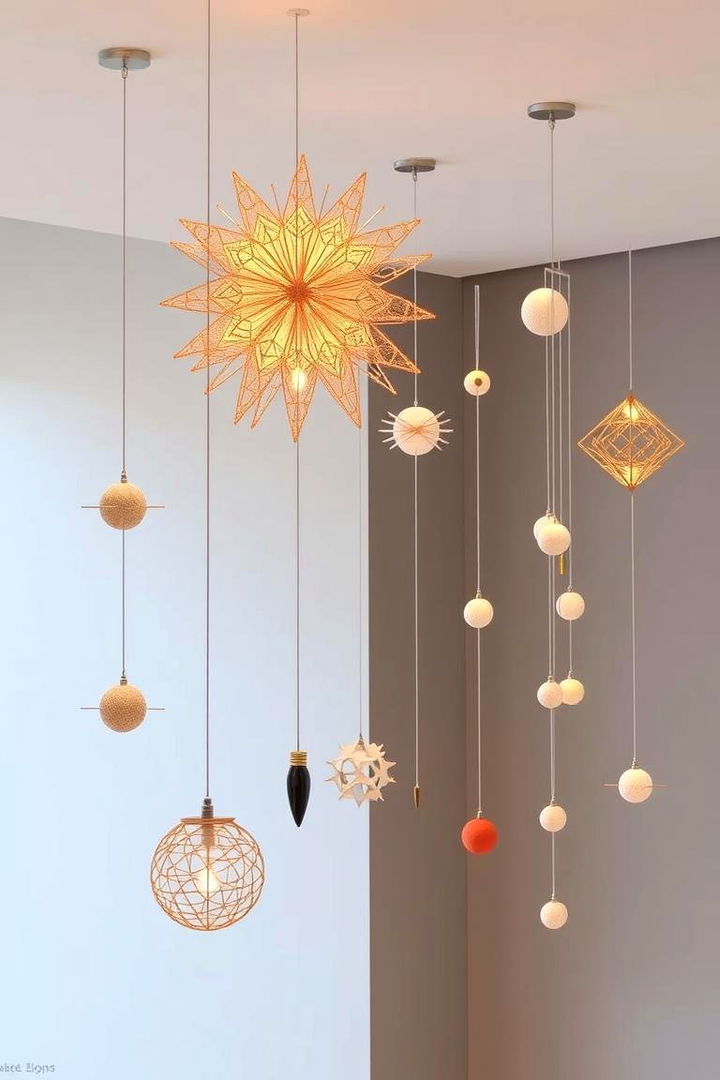 Hanging Decorative Art - 22 Housewarming Decoration Ideas